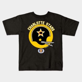 Charlotte Stars (World Football League) 1975 Kids T-Shirt